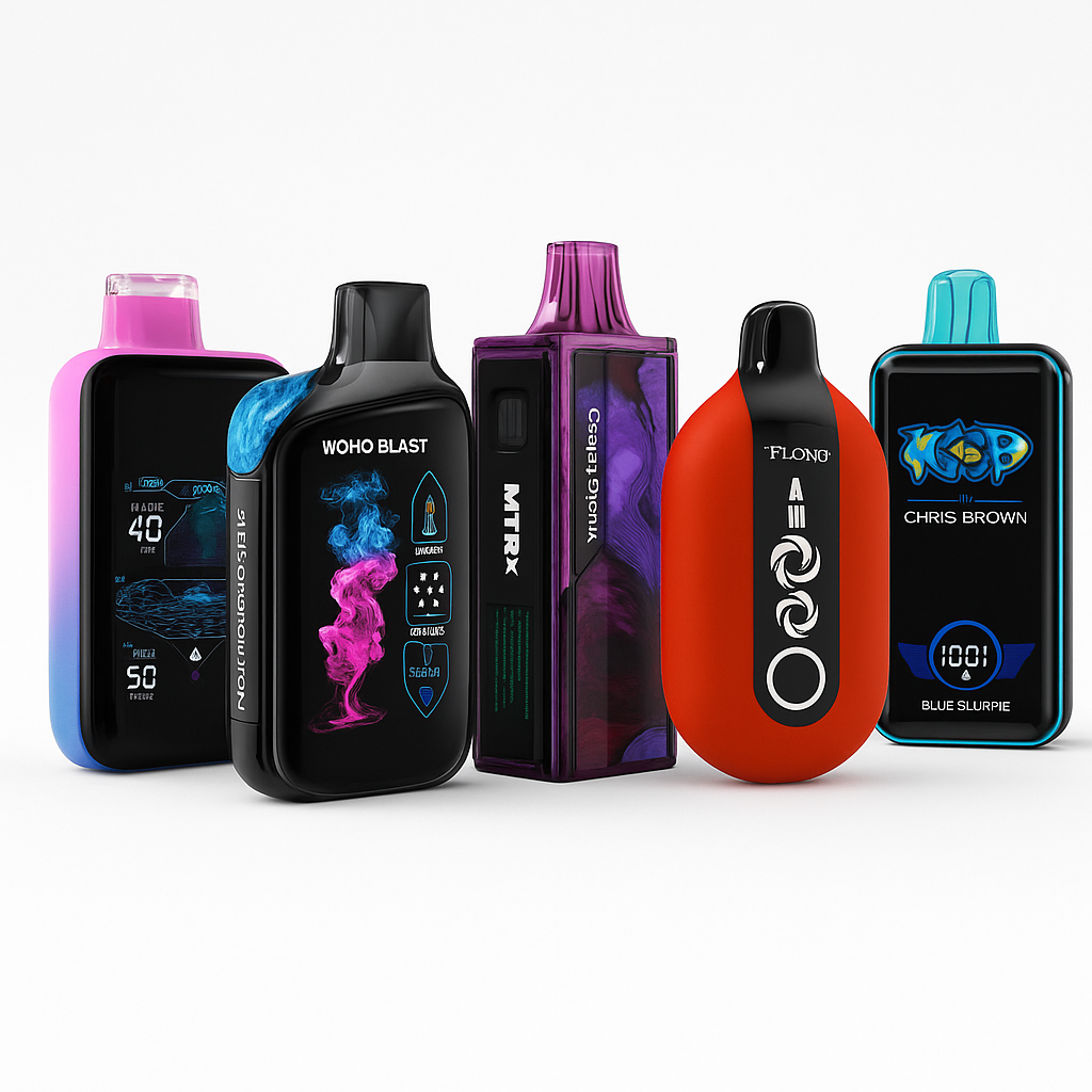 Top 5 vapes más vendidos este mes en AKEO™ 🔥